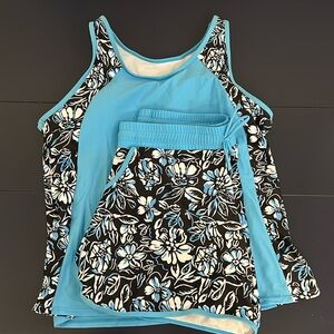 New XL Tank & Short Swim Tankini Set